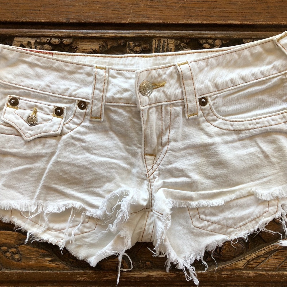 True Religion Joey Cut-off Shorts
